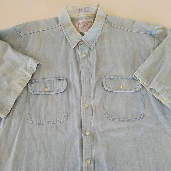 Vtg John Ashford Sport Button Down Mens Sz L - Picture 1 of 15